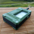 Portable Meshtastic Heltec Wireless Paper node featuring InkHUD UI, 3000mAh battery, and custom 3D printed case. Ideal for LoRa mesh communication and off-grid messaging.