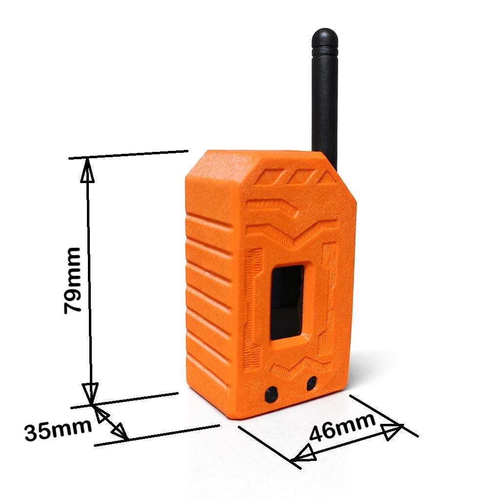 Compact Meshtastic / MeshCore Case for Heltec V3/V4 | Portable LoRa Mesh Node Enclosure