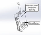 Discover a compact Meshtastic node with Heltec Wireless Paper display, InkHUD interface, high-capacity 3000mAh battery, and rugged 3D printed enclosure for reliable long-range communication.